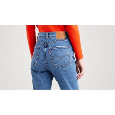 Levis 70s High Slim Straight Jeans Sonoma Case Blue - Shop online hos Blossom